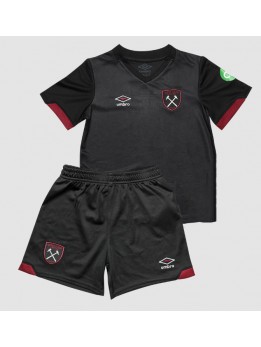 West Ham United Auswärts Trikotsatz für Kinder 2024-25 Kurzarm (+ Kurze Hosen)